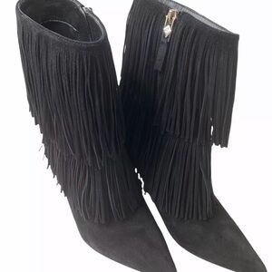 Sam Edelman Belinda Suede Mid Calf Boots
Size 10